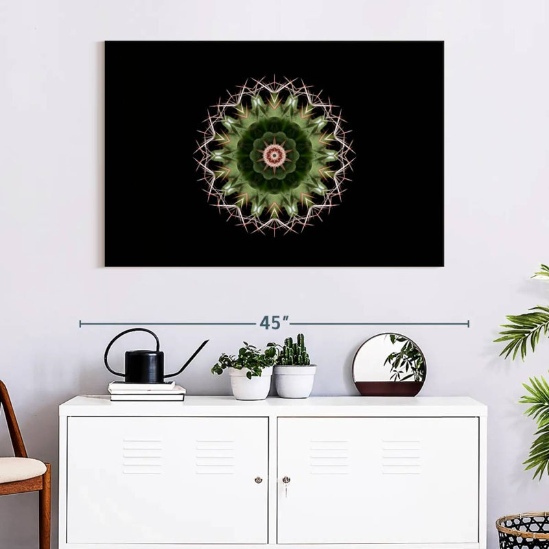 Harnek Mandala Cactus, H 26 po x l 39 po