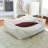 Canvas Blanket Storage Bag with Clear Windowed Top and 3‑Sided Zipper