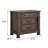 Nightstand W/ USB, Dark Walnut