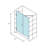 Merrick GS Hinged Frameless Shower Door-31496937
