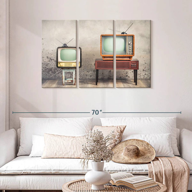 Senne Analog Televisions, 28" H x 45" W