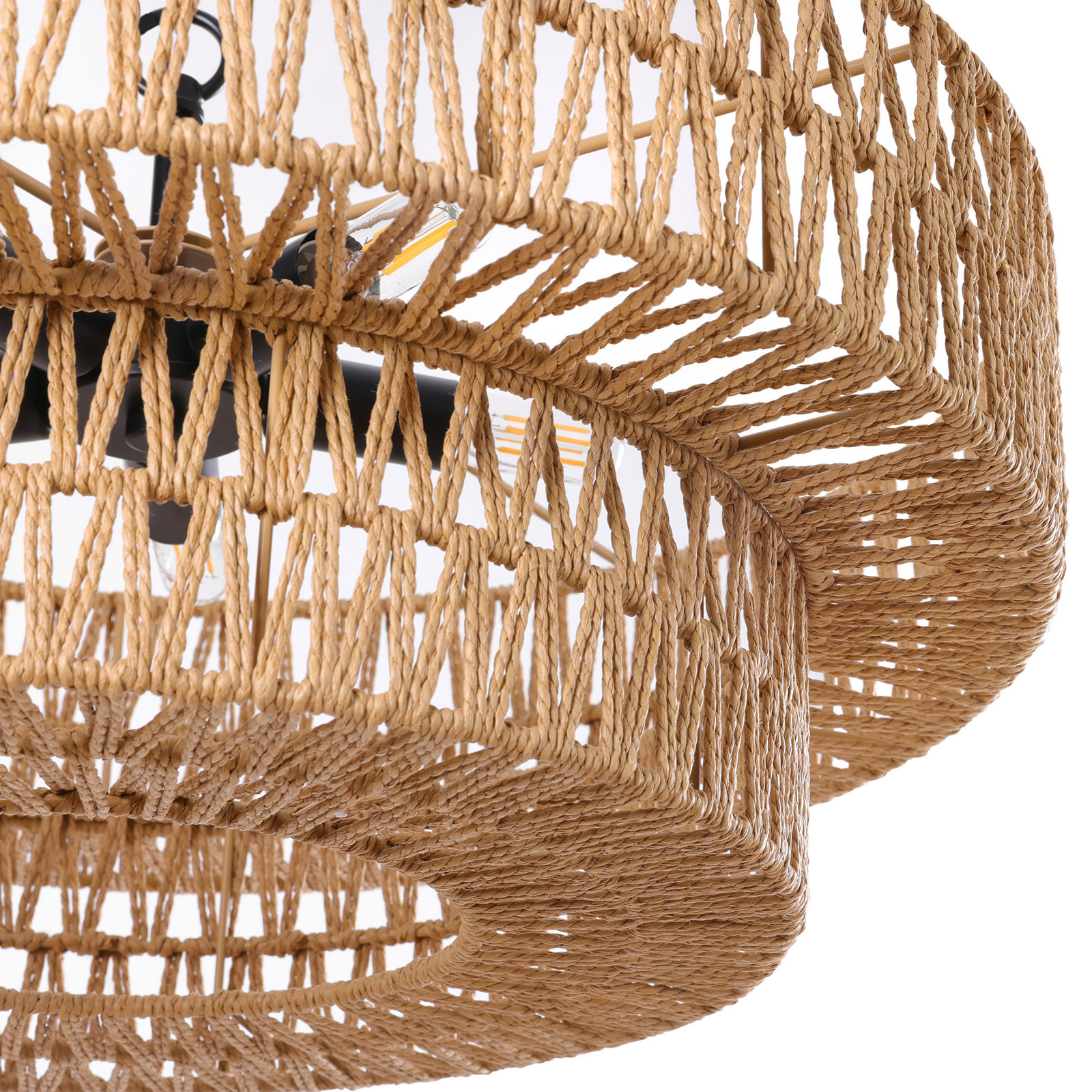 Caytlen Iron 5-Light Chandelier, Matte Black