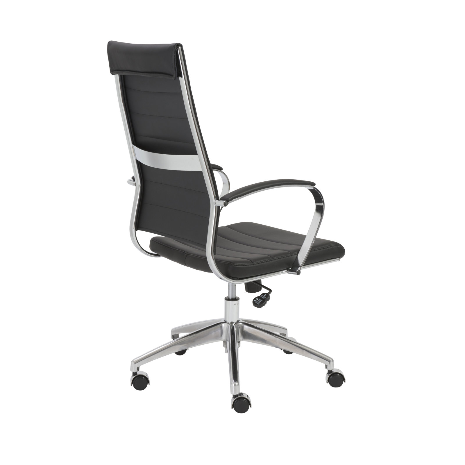 Rossie Swivel Office Chair, BlackBlack