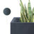 Wurster 3 Piece Lightweight Concrete Modern Square Outdoor Planter, 16 Inch Tall Set-33045141