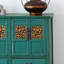 Armoire d'entrée bleu paon