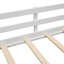 Lit mezzanine simple en bois de pin avec glissade-1137208193