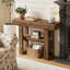 Table de canapé étroite, console