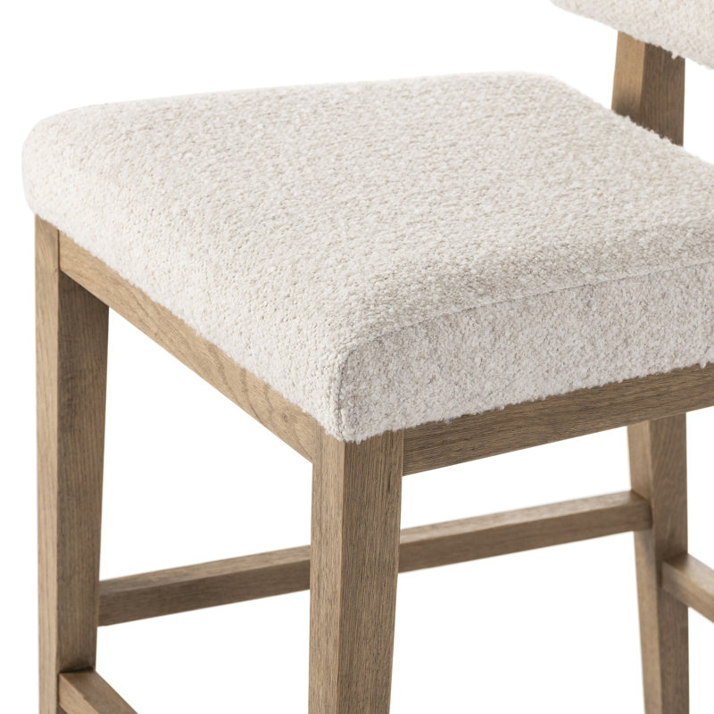 Carlo Stool-Somerton Ash-Counter & Bar, Counter Stool (27.25" Seat Height), White