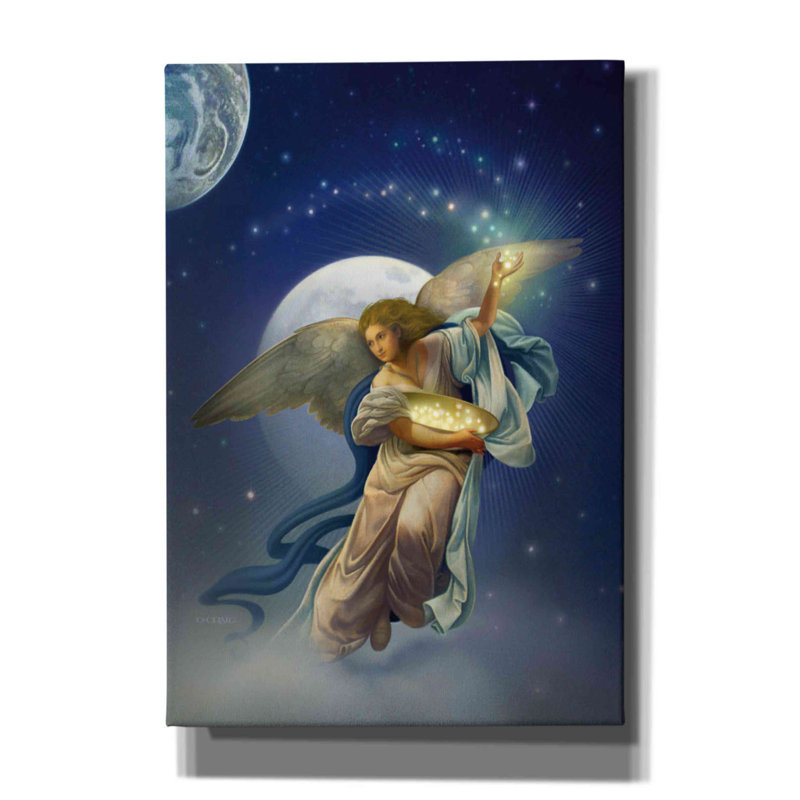 Sur toile, H 26 po x l 18 po x P 0,75 po