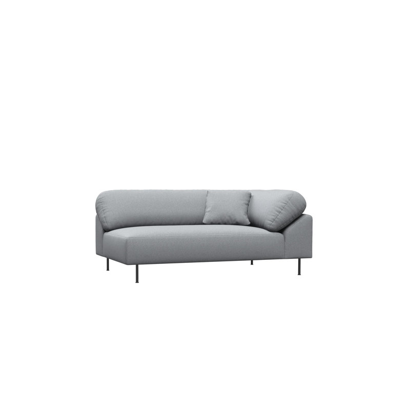 Collar Open End Right (Arm Left), Left Hand Facing, Polyester, Light Gray