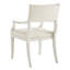 Ridge Upholstered Back Dining Armchair