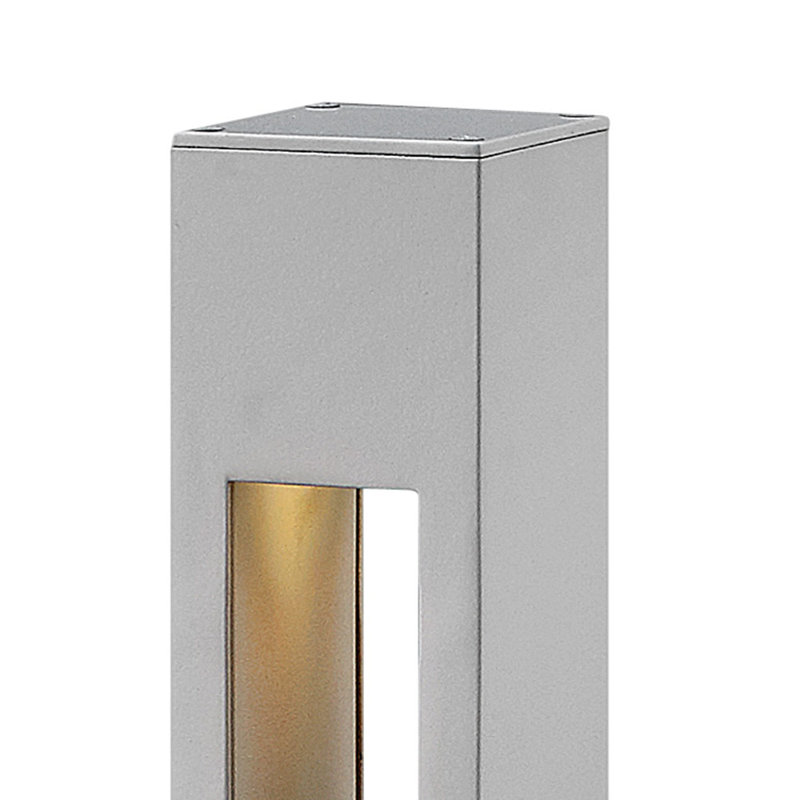 Atlantis Low Voltage Bollard Light, MR-16, Titanium