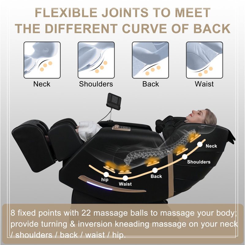 Advanced Zero Gravity Full Body Massage Chair with Multiple Functions for Home and Office