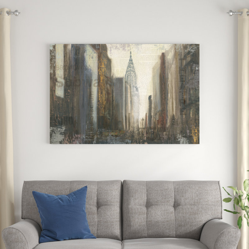 Urban Motion I NY Neutral, H 32 po x l 48 po
