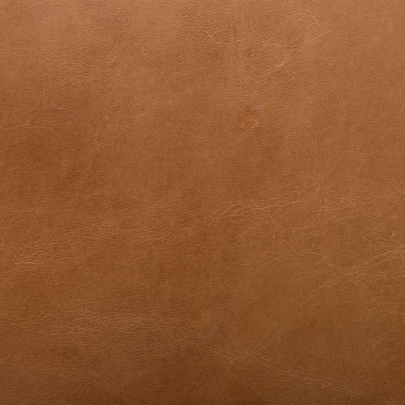 Porter Upholstered Armchair, Bistro Saddle Genuine Leather
