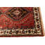 Tapis décoratif tribal rétro fait à la main rouge 3 x 5 pi