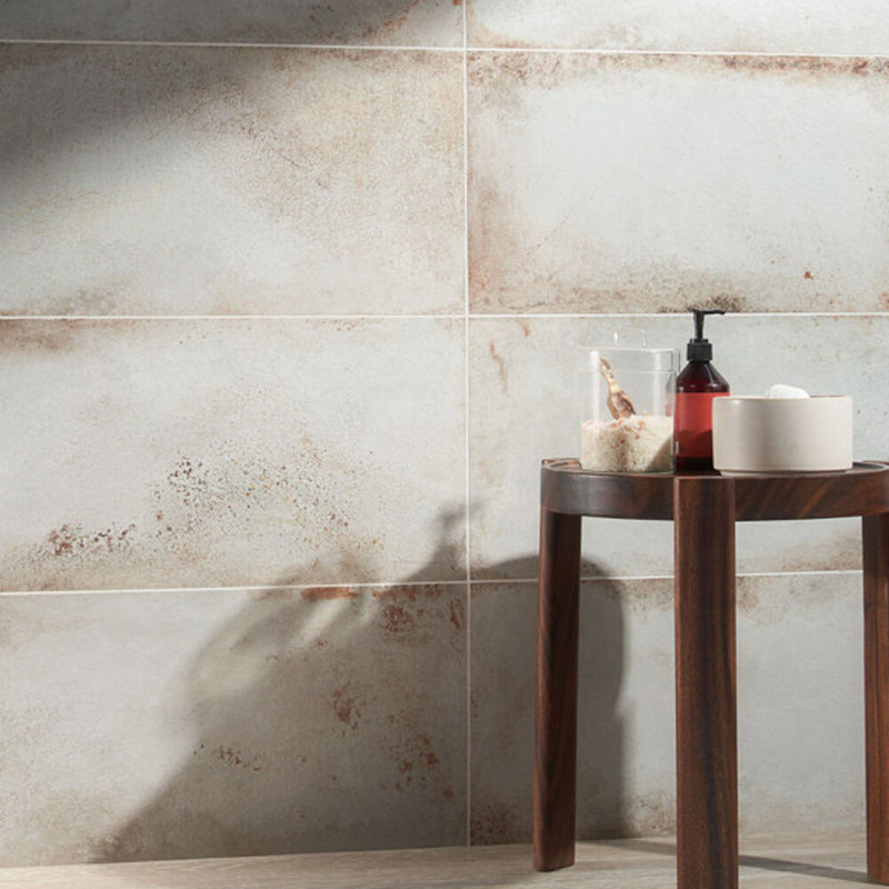 Angela Harris Flatiron 12X24 Matte Porcelain Tile, White