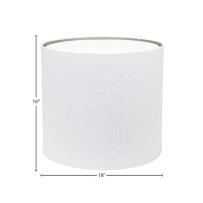 16'' H Linen Drum Lamp Shade