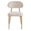 Linen Blend Side Chair in Beige-616601606-616601609