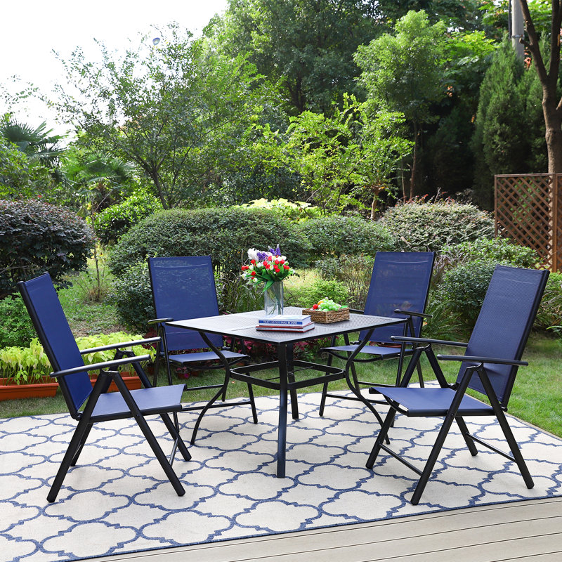 4 - Person Patio Dining Set with Square Table