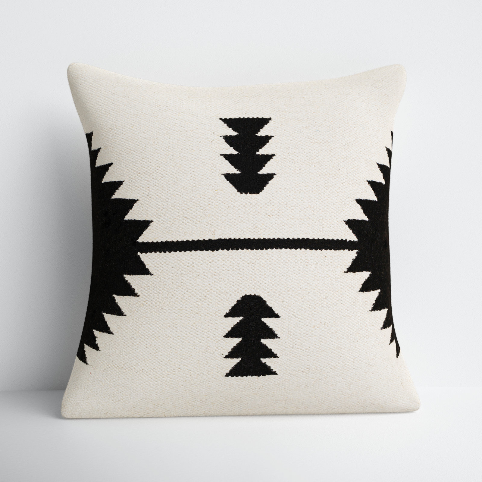 Jude Geometric Cotton Throw Pillow, Down