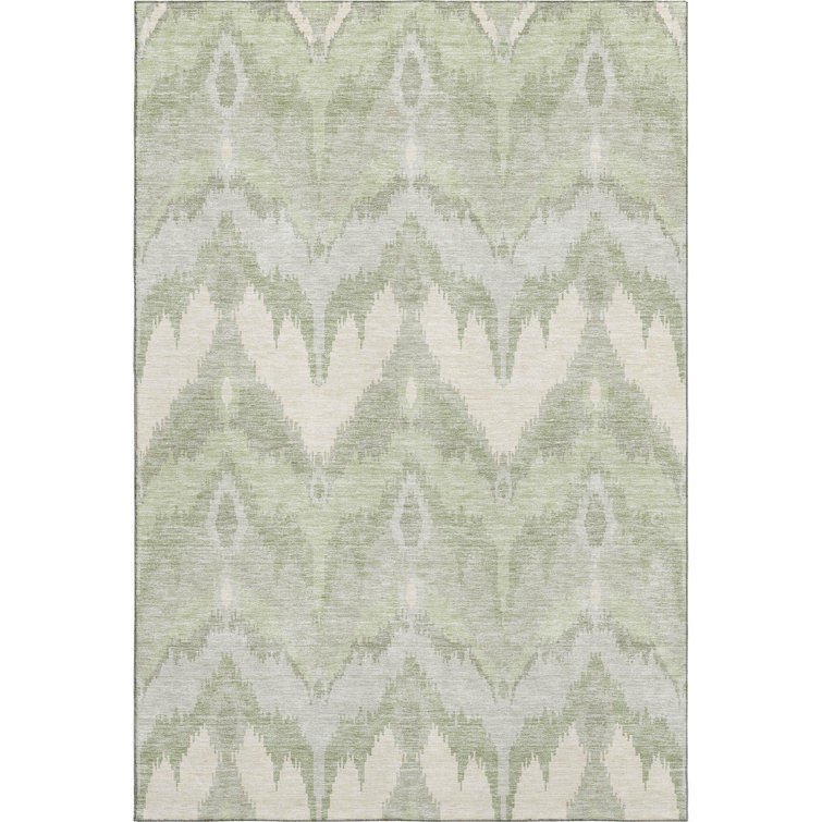Premium Machine Washable Prisco Aloe Rug