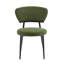 Ensemble de 2 chaises de salle à manger rembourrées - vert