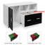 100cm Wide 1 -Drawer Mobile File Cabinet