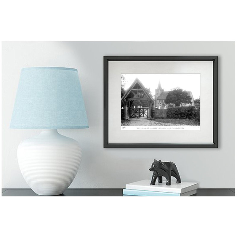 Chelsham, St Leonard's Church And Lychgate 1904 by Francis Frith - Single Picture Frame Print, 28cm H x 36cm W x 2.3cm D