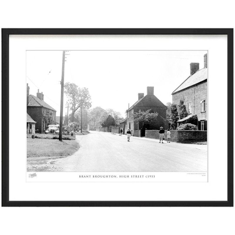 Brant Broughton, High Street C1955 - Single Picture Frame Print, 63.3cm H x 83.5cm W x 2.3cm D