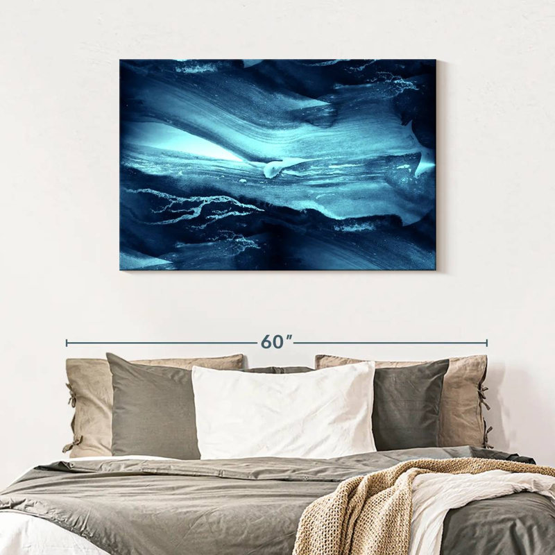 Avery Sleek Abstract Waves, 30" H x 45" W