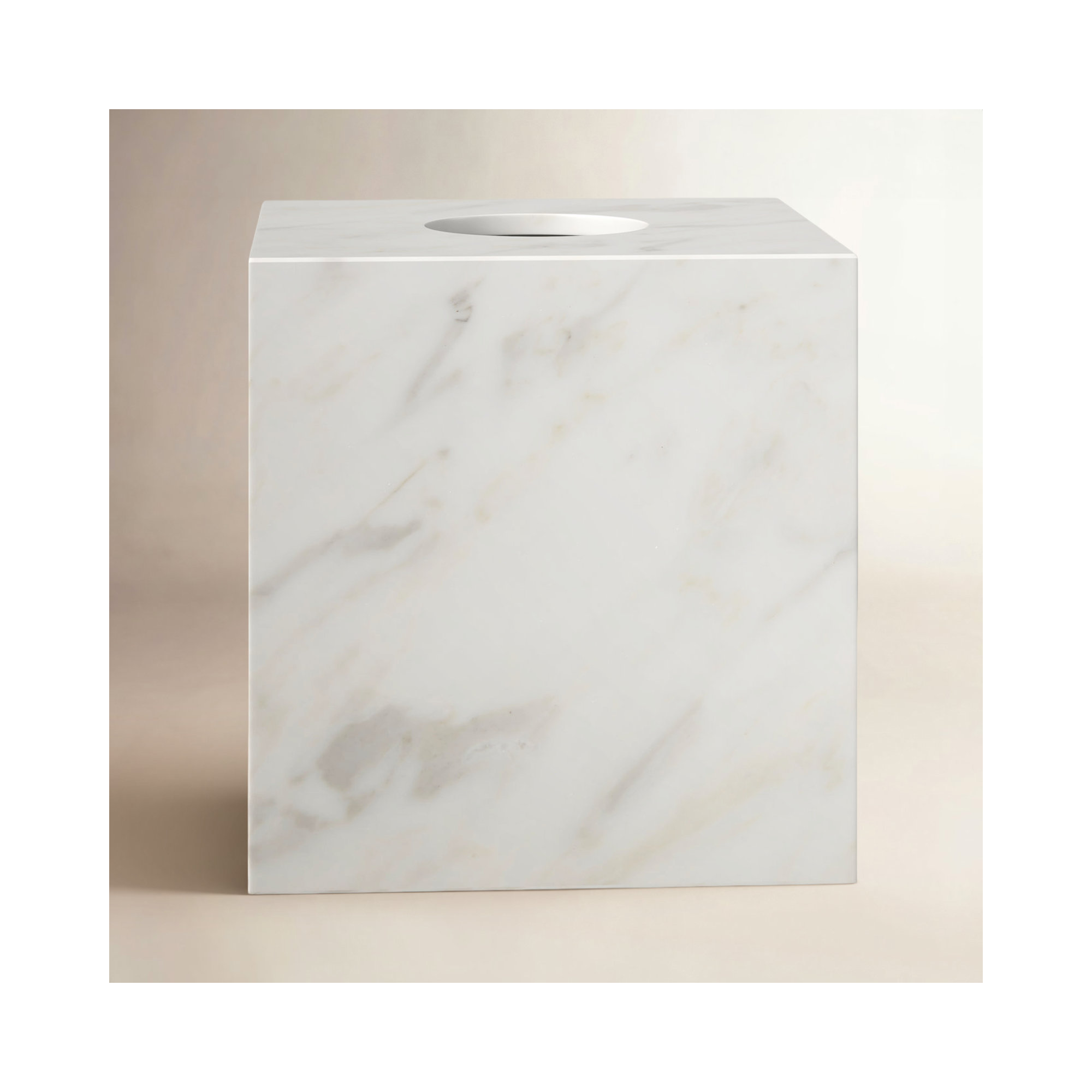 Nyla Marble Tissue Box Cover