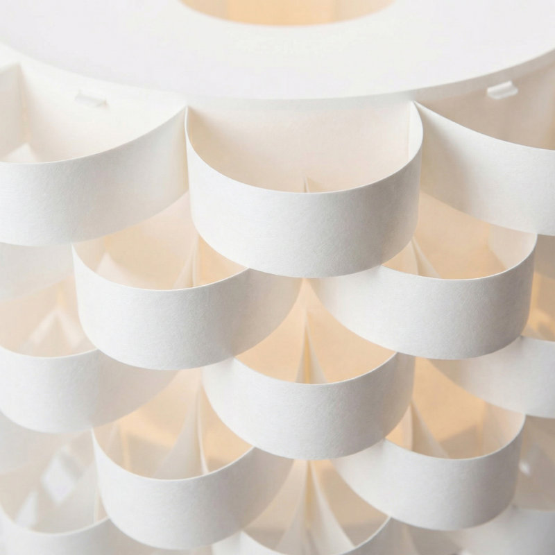 Lampe trépied à DEL 60 po avec abat-jour tissé Bijou