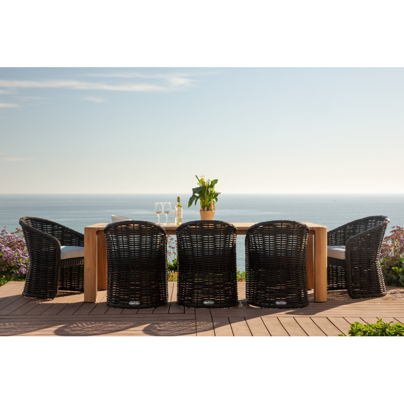 Natural Teak Outdoor Teak Dining Table