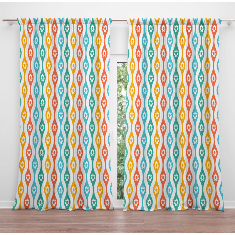 Paire de rideaux obscurcissant en polyester Diamontae, L 20 po x L 61 po