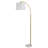 65'' White Arched Floor Lamp