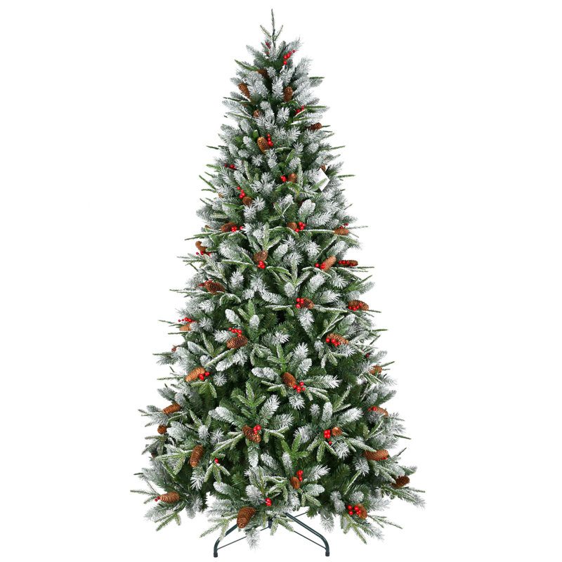 Arbre de Noël artificiel en PVC 7 pi, H 7 pi