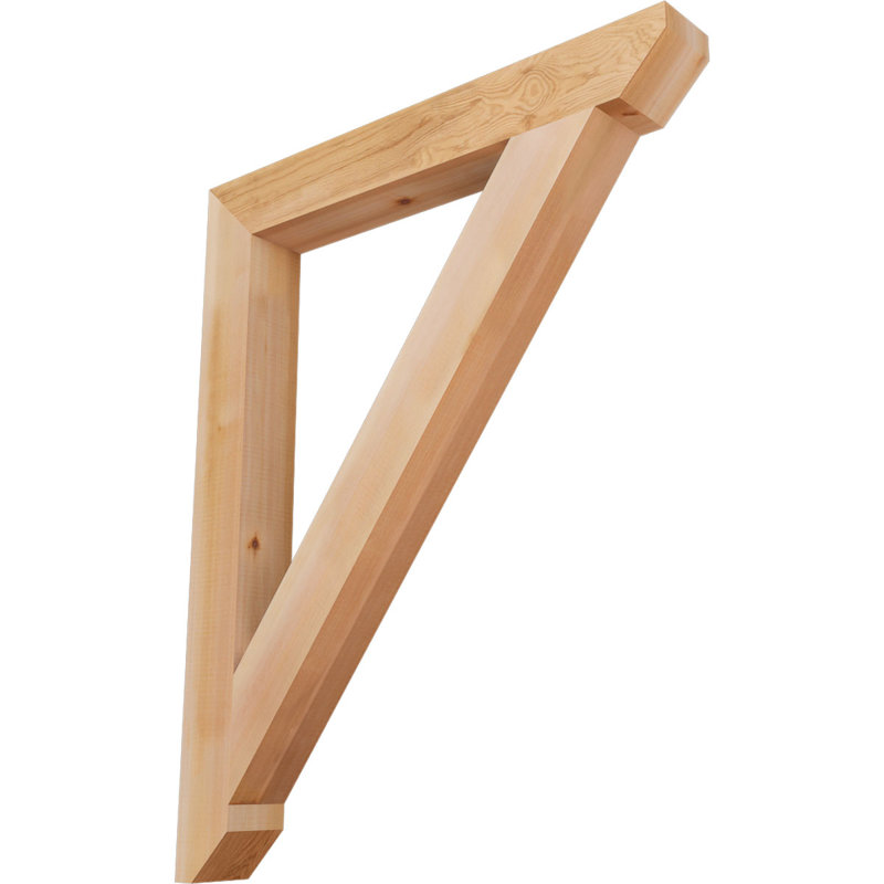 Support latté traditionnel de l 3 1/2 po x P 32 po x H 40 po, cèdre rouge de l'Ouest, Cèdre rouge