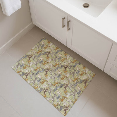 Tapis à imprimé animal de qualité supérieure lavable à la machine Villers