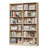 Geng 74.3"H X 47.2"W Wood Double 6-Tier Standard Bookcase-1292376843-1338053995