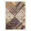 Patchwork Area Rug in Brown
