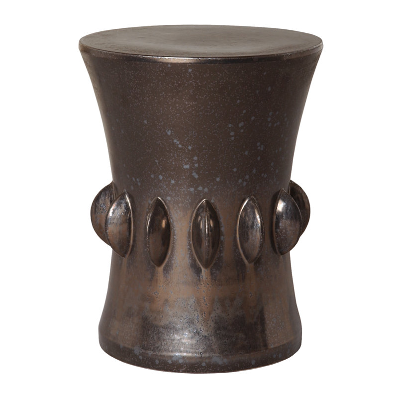 Tabouret de jardin Moonya, Métal industriel