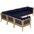 Modway Clearwater Outdoor Patio Teak Wood 6-Piece Sectional Sofa-1772979673