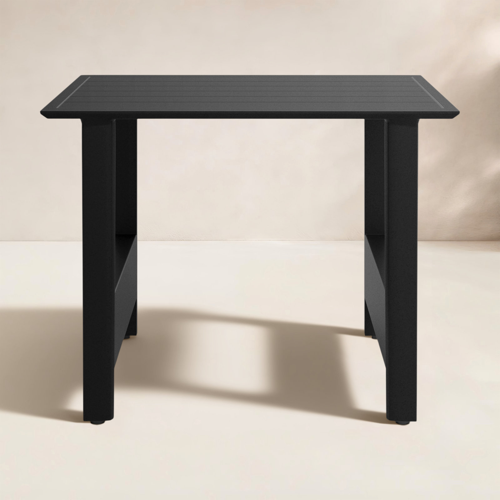 Everlee Metal Side Table, Black