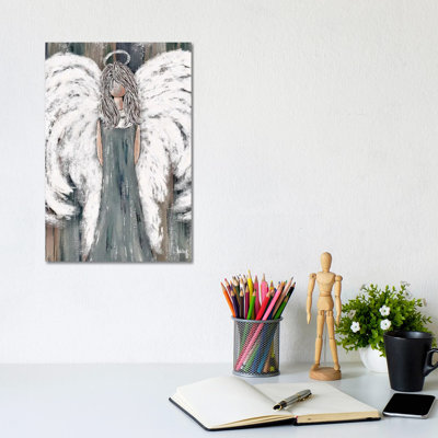 «Farmhouse Guardian Angel II», reproduction d'art sur toile tendue