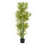 Bambou artificiel 5 'avec pot, ensemble de 2