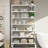 Nergiz 84.25" H x 47.25" W x 17.72" D Height - Adjustable 7-Tier Steel Shelving Unit with Wheels-431938477