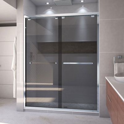 Porte de douche coulissante de l 56 po x H 76 po avec technologie ClearMax🅪 Encore