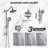 Rain Handheld Shower Head 2.5 GPM GPM-74375540