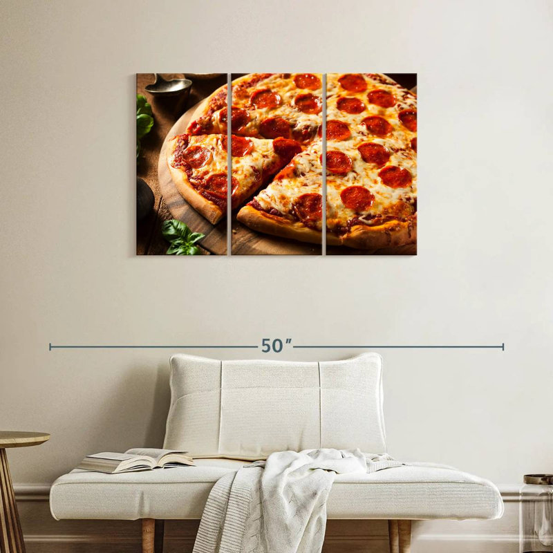 Yerlin, pizza Pepperoni fraîche, H 24 po x l 38 po